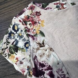 Zara Girls Floral Jacquard Dress  Size 9 /10 Years